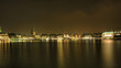 Foto: Innenstadt Hamburg an der Innenalster bei Nacht HDR Innenstadt Hamburg an der Innenalster bei Nacht HDR