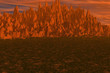 Illustration: Orange Landscape Orange Landscape
