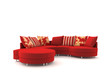 Red sofa