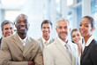 A group of successful business colleagues together