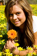 Happiness in a field of daisies Happiness in a field of daisies