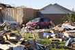 Photo: Tornado path Tornado path