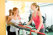 Friends at gym