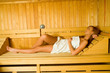 Beauty in sauna Beauty in sauna