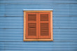 Old window la boca, Buenos Aires.