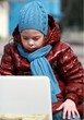 Girl at laptop