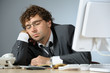 Bored businessman