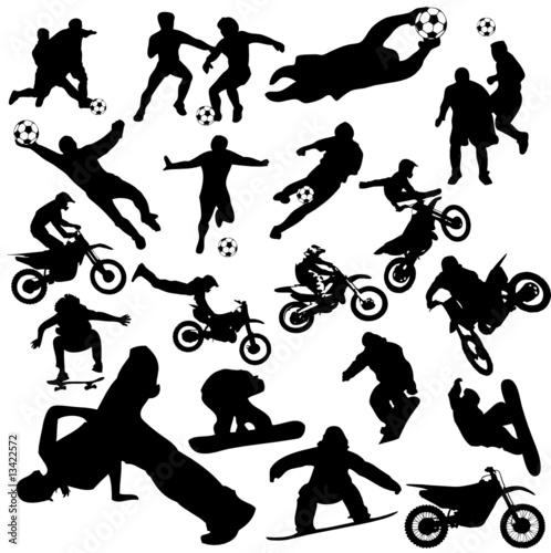 Vektor: Sportarten Sportarten