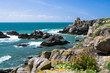 La cote rocheuse de l'ile d'Yeu