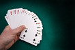 Baraja de cartas extendida