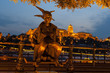Metallic sculpture on the Dunakorzo, Budapest