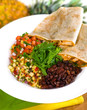 Black bean burrito Black bean burrito