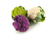 Colorful Cauliflower Heads Colorful Cauliflower Heads