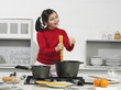 little girl in the kitchen little girl in the kitchen