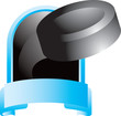 Hockey puck trophy