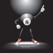 Interesting eight ball