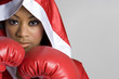 Black Boxing Woman