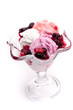 Ein buntes Eis von oben