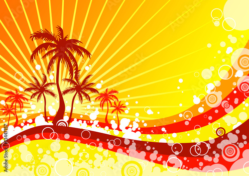 Summer holidays on the beach (set 2)