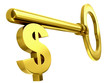 Golden dollar key