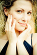 Close-up portrait of beautiful young woman Close-up portrait of beautiful young woman