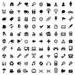 Vektor: 100 essential icons 100 essential icons