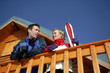 couple en vacances au ski