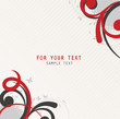 abstract floral background with place for your text
