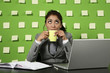 woman and tea