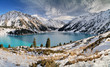 Big Almaty Lake in ZaIli Alatau