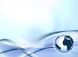Background with globus
