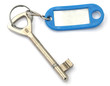 clé avec porte-étiquette clé avec porte-étiquette