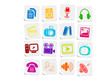 Miscellaneous multimedia vector icons