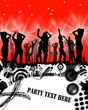 SPRING&SUMMER PARTY FLYER
