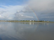 Regenbogen am Strand