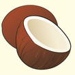 two coconuts