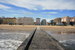 spiaggia di Jesolo vista dal pontile