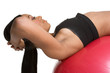Healthy Woman Working Out