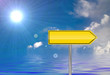 schild mit hintergrund