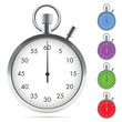 White stopwatch