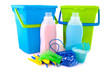 Washing the laundry