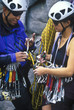Team of rock climbers.
