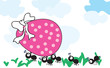 ants with easter egg