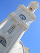 Greek church belfry on the background of sky Greek church belfry on the background of sky