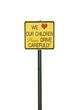 Illustration: Caution sign isolated on a white background Caution sign isolated on a white background