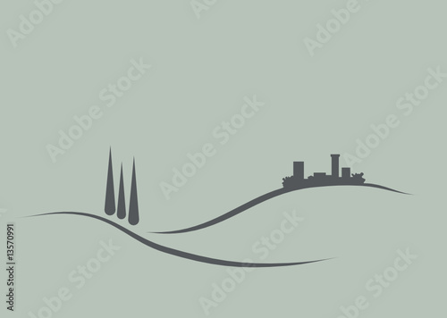 Vektor: Toscana Toscana