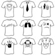emo t shirt set