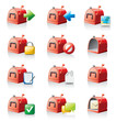 mailbox icon set