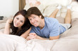 Couple in bed