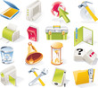 Vector objects icons set. Part 7